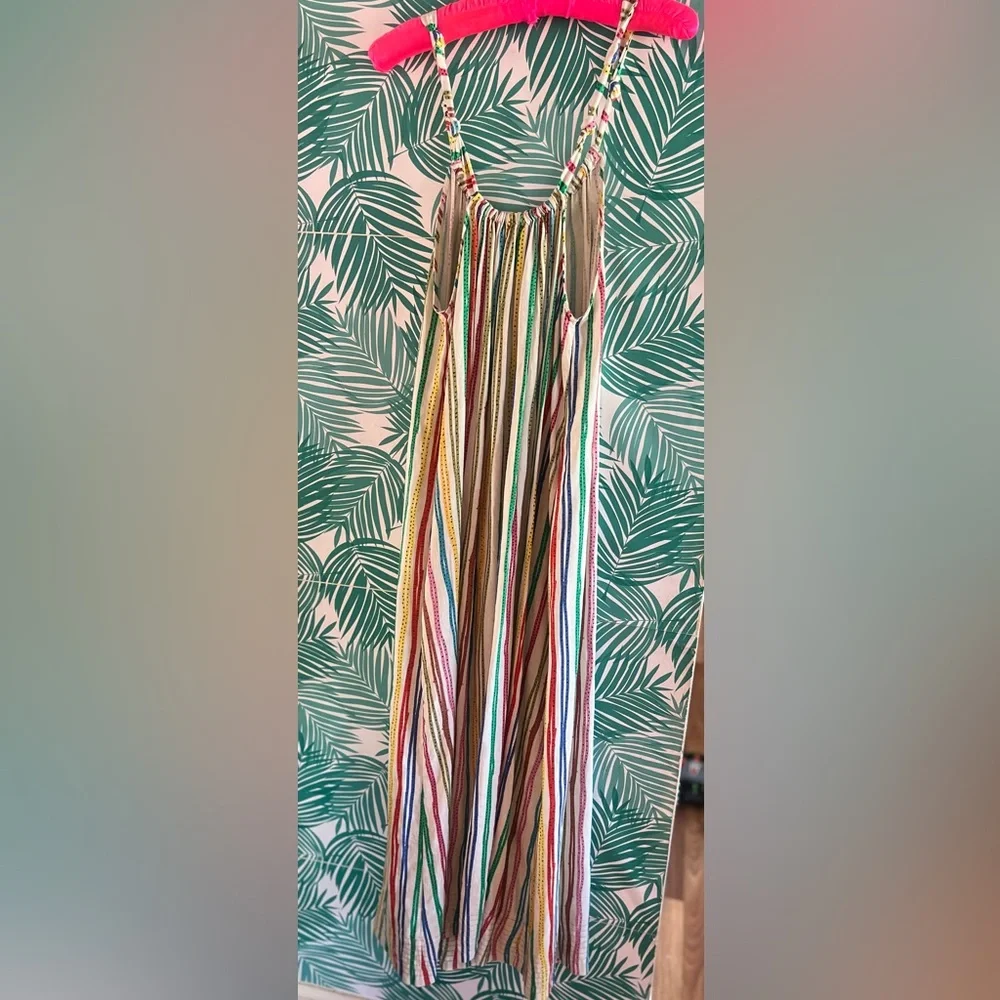 Zara Multicolor Striped Maxi Dress - Picture 7 of 9